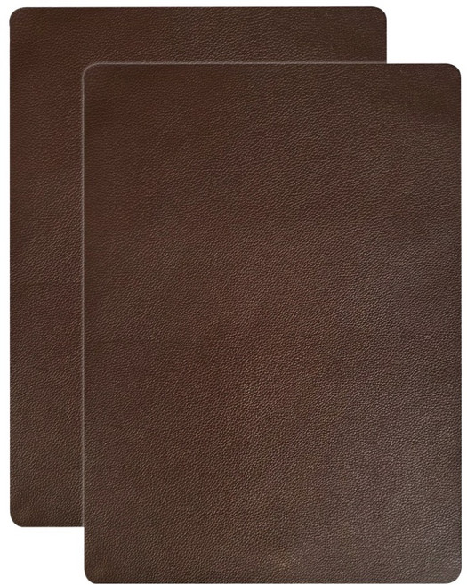 생활가꿈 다용도 가죽 스티커 2p 세트, 브라운