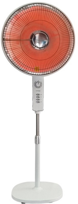 캐로스 하이라이트 키높이 1구 선풍기형 전기히터, CEH-H16M