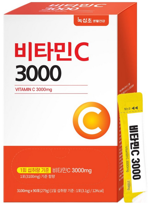 녹십초 비타민C 3000mg 90p, 279g, 1개