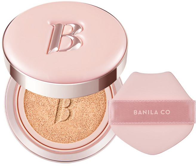 BANILA CO 芭妮蘭 台灣公司貨 晶透裸光精華氣墊粉餅 12g, 19 瓷白, 1個