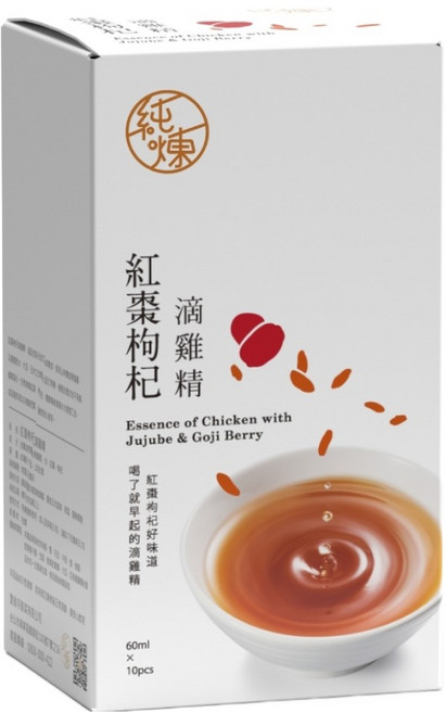 純煉 紅棗枸杞滴雞精 10包, 1套, 60ml