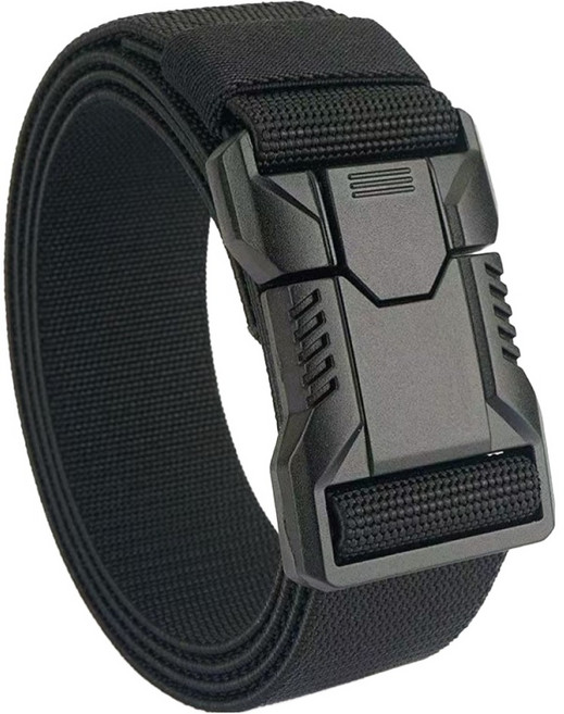 HOHO 남성용 나일론 아웃도어 스포츠 벨트, 블랙, 1개