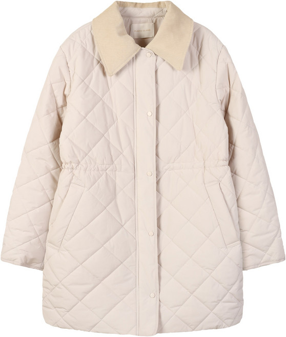 플라스틱아일랜드 여성용 다이아몬드 퀼팅 점퍼 PR4PZ561