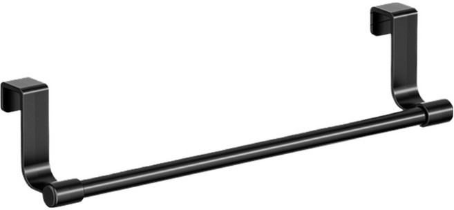 포커머스 튼튼한 주방 수건걸이, 블랙, 1개