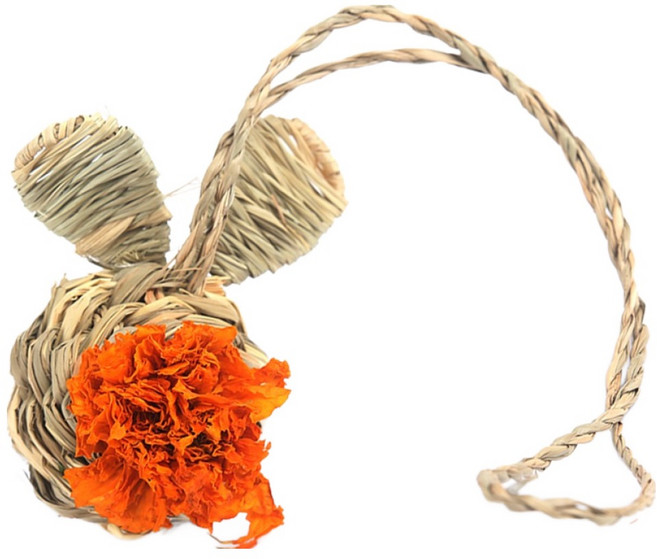 헤이본 토끼 마리골드 래빗볼 장난감 간식, 1개