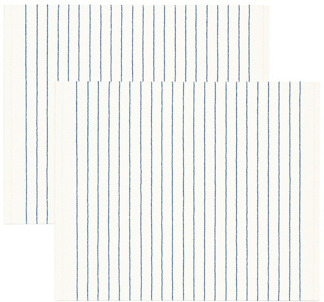 메오 부엌의 천 면 키친크로스 40 x 60 cm, 블루 B, 2개