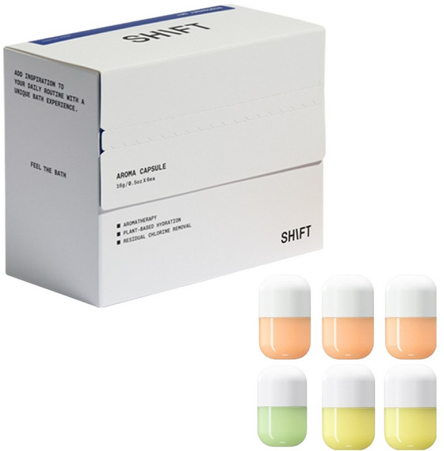 SHIFT 아로마 캡슐 6p, 1개, 프루츠 테라피