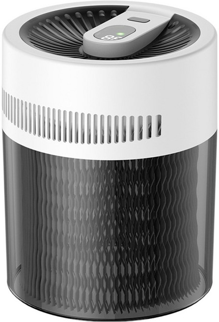 Kyhome 智能數顯無霧加濕器/大容量冷蒸發式加濕器/空氣淨化水氧機 2L, 白色, BK-JH66