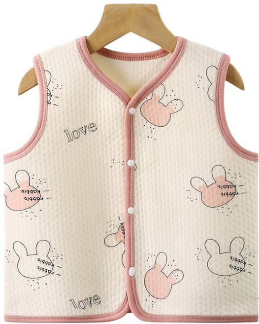 투에스벅 아동용 해피 누빔 보온 조끼