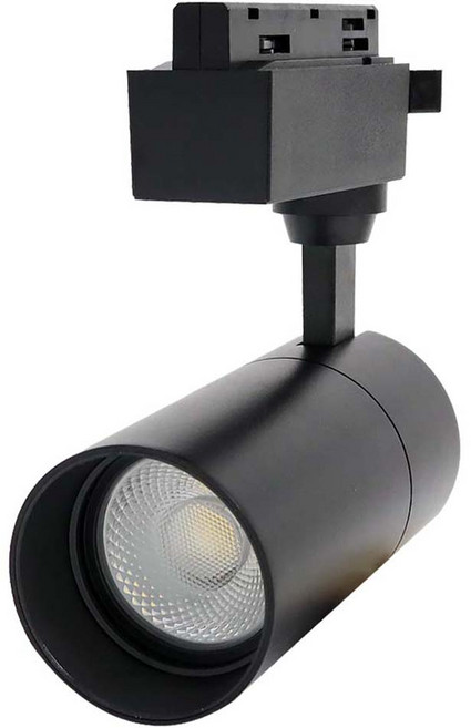 KDT 원통 스포트 LED COB 레일조명 10W, 블랙 + 전구색, 1개