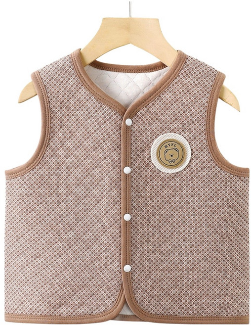 투에스벅 아동용 해피 누빔 보온 조끼