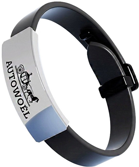 Kyhome 磁吸負離子防靜電手環/無線靜電消除器/可調節運動手環 黑色, 1個