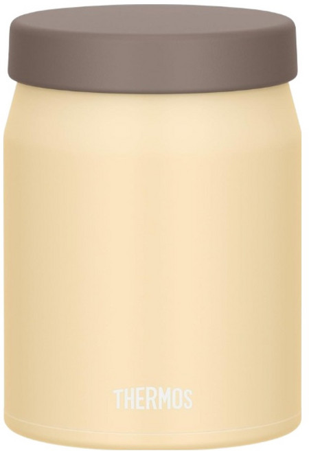 THERMOS 膳魔師 保溫罐 JEF-400, 1個, 400ml, 咖啡色 + 黃色