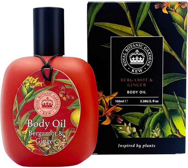큐가든 베르가못 진저 바디오일, 1개, 100ml