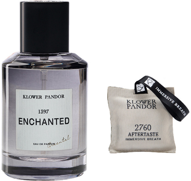 KLOWER PANDOR 記憶香氛 輕香日常組 荒野玫瑰香水 + 茶韻之時 空間香氛包, 1套