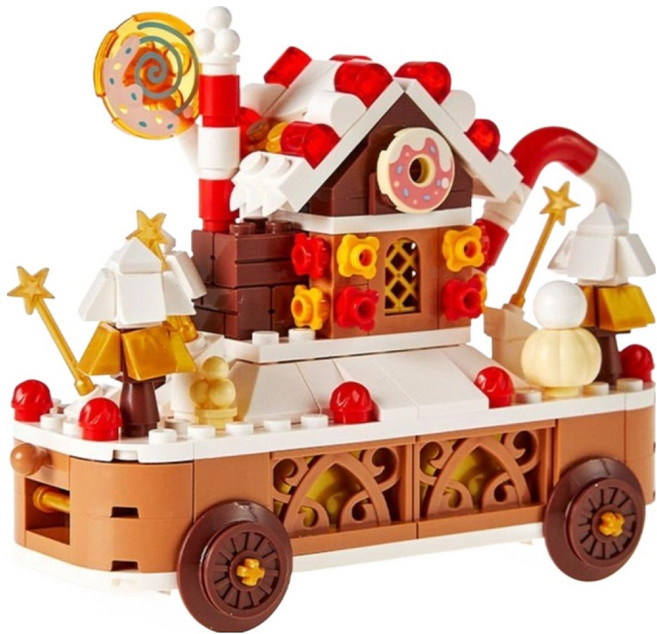 모던하우스 크리스마스 블록 225pcs, 쿠키하우스, 1개