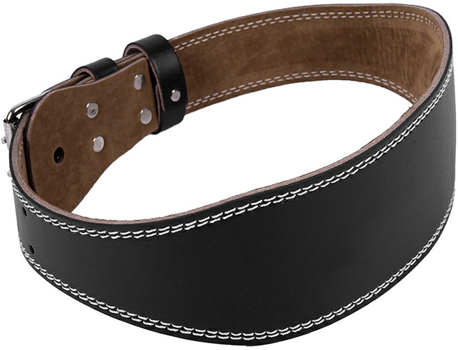 필웨이브 가죽 헬스 허리벨트, 블랙, 550g