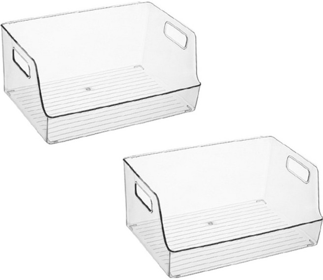 윈프라이스 팬트리 수납 정리함, 오픈 베이직, 2개