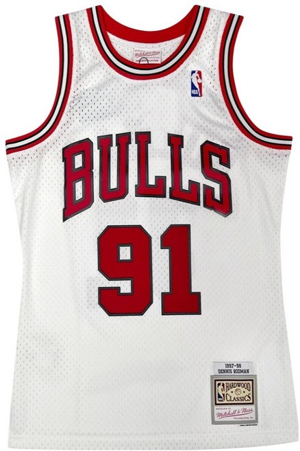 NBA 男女通用 芝加哥公牛 DENNIS RODMAN 97 98 球迷版球衣 無袖T恤