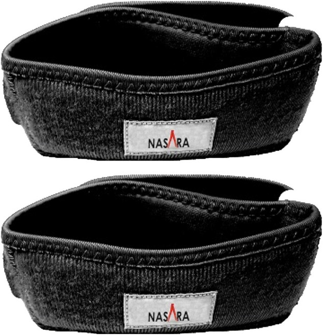 NASARA 運動護膝, 黑色, 2個