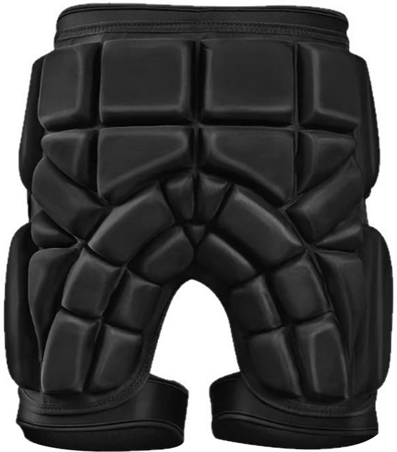 네오린 충격 흡수 엉덩이 보호대 스키 스케이팅 보드 연습용, 블랙, 1개