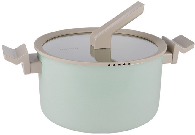 도루코 인덕션 마린 IH 양수냄비, 민트, 1개, 24cm
