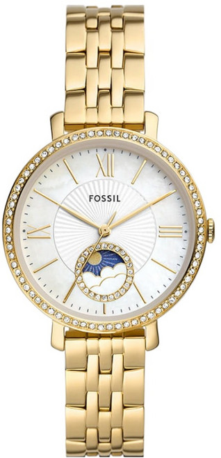 FOSSIL 女性Jacqueline月相金屬腕錶 ES516