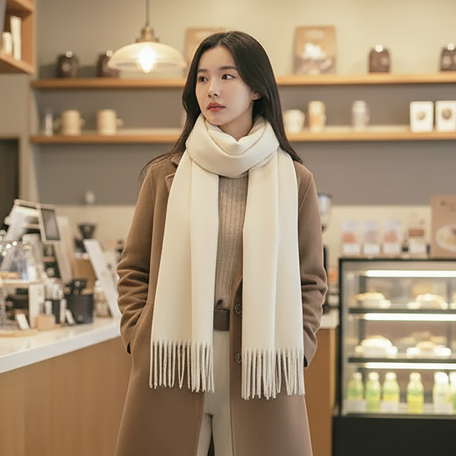 미다미 베이직 소프트 단색 롱 데일리 목도리 1487