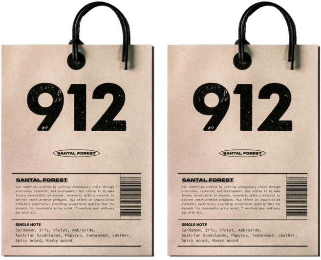 912 샤쉐 실내용 걸이형 방향제, 힐 우드, 2개, 40g