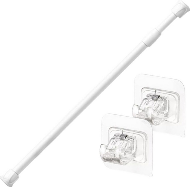 세렌틱 다양한 길이의 압축봉 + 후크 2p 세트, 화이트