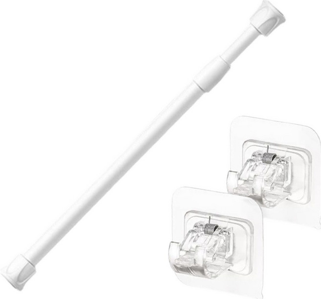 세렌틱 다양한 길이의 압축봉 + 후크 2p 세트, 화이트