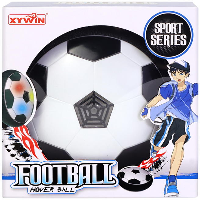 kidmate 孩子王 燈光懸浮足球, 1個, 黑白色