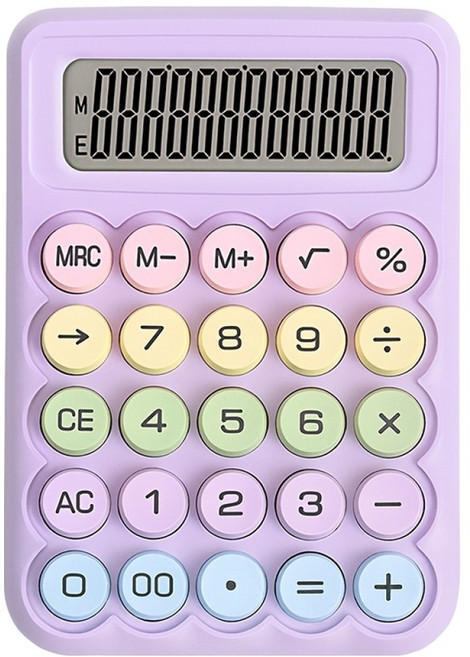 모더너리 레트로 기계식 계산기, 모브 퍼플, 1개