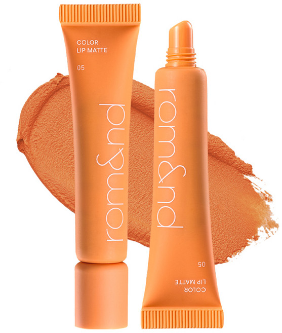 rom&nd 台灣公司貨 雲柔唇泥 8g, 05 甜糯香芒, 1個