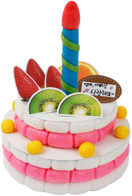 플레이콘 케익만들기 세트 4인용, 혼합색상, 1세트