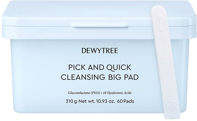 듀이트리 픽앤퀵 뜯어쓰는 클렌징 빅 패드, 60매입, 1개