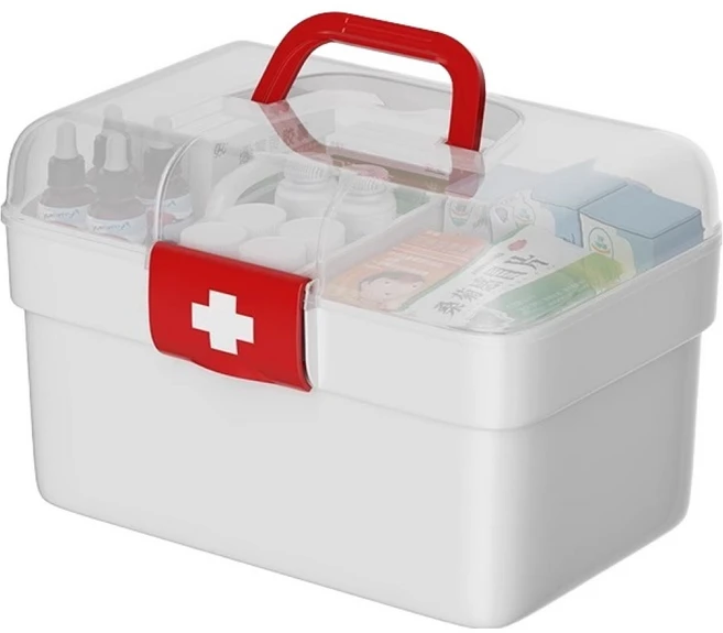 글로피니 가정용 구급상자 화이트 S, 1개 - 쿠팡