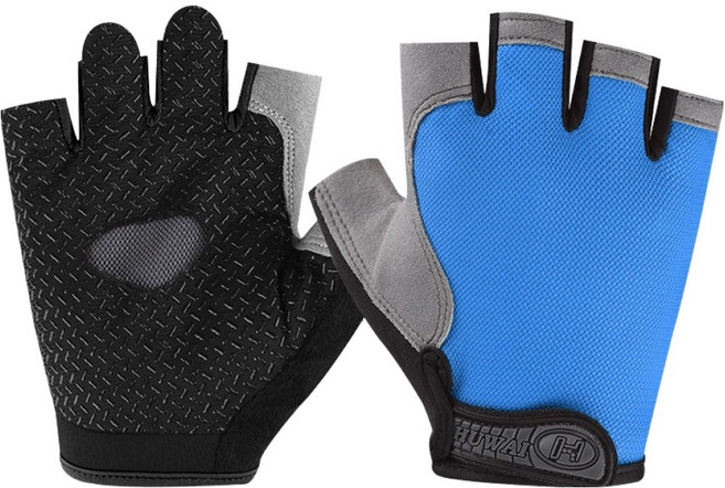 행복상점 자전거 반장갑, A타입 네이비, 1개