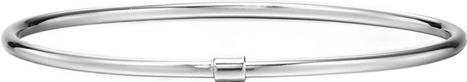 새미쥬얼리 여성용 silver925 라운드 라인 뱅글 팔찌 2.5mm