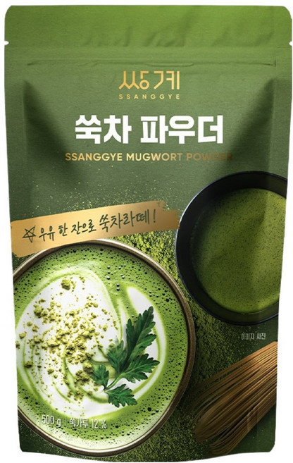 쌍계명차 쑥차 파우더, 500g, 1개입, 1개