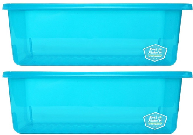 미라네주방 신선 장기보관 야채보관 멀티 미라클통 밀폐용기 5L, 1개입, 2개