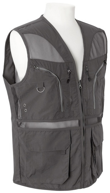 엠엔씨 넘버 망사 작업조끼 MDJK168PP, 차콜, 1개