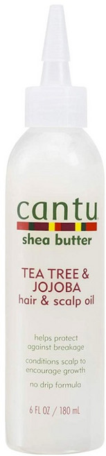 cantu 乳木果茶樹荷荷芭頭皮護理油, 1個, 180ml