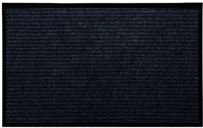 아이끌레 웰컴 현관 미끄럼방지 발매트, 블랙, 1개