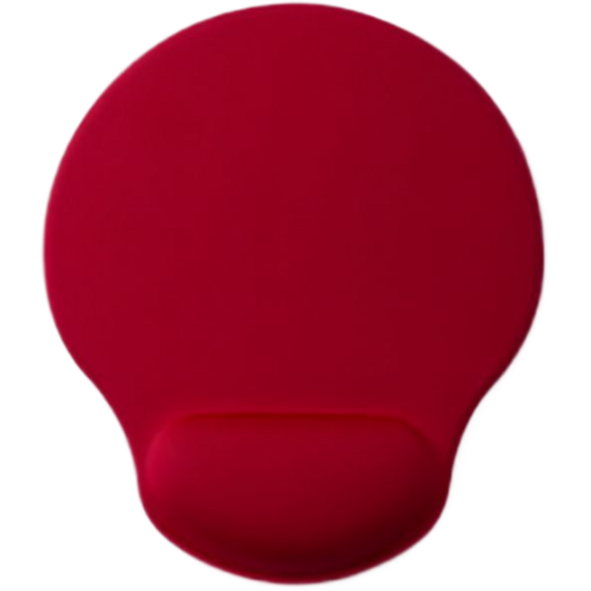 넥스픽 부드러운 손목 보호 마우스패드, 레드, 1개