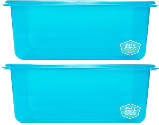 미라네주방 미라클통 점보 밀폐용기 7L, 1개입, 2개