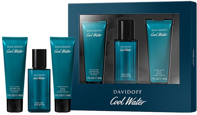 다비도프 쿨 워터 맨 오 드 뚜왈렛 3종 세트 40ml, 1세트