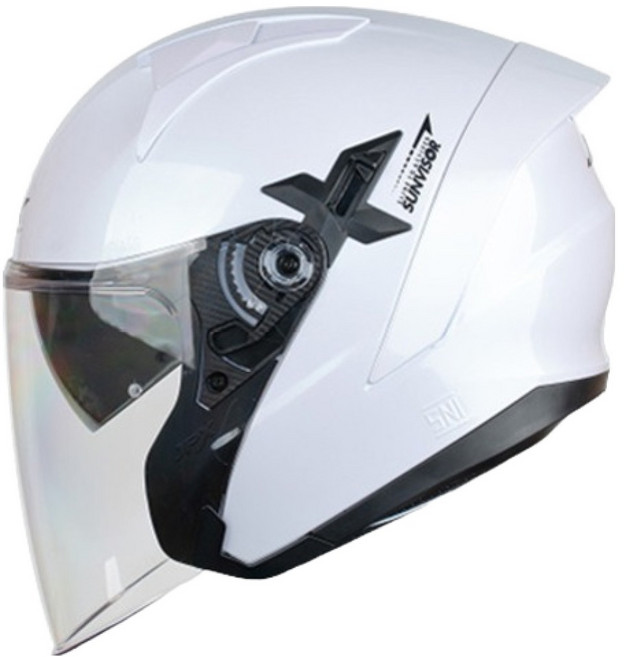 JPX HELMET JPX Nova-X 摩托車安全帽, 亮光珍珠白