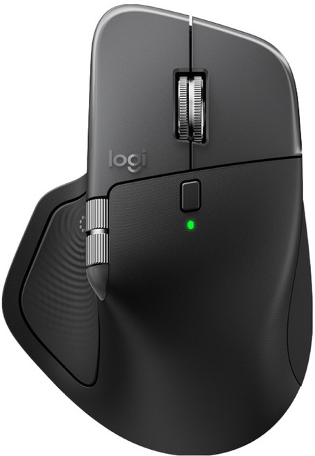 로지텍 MX MASTER 4 FOR MAC 무선마우스, 910-007581, 스페이스 블랙