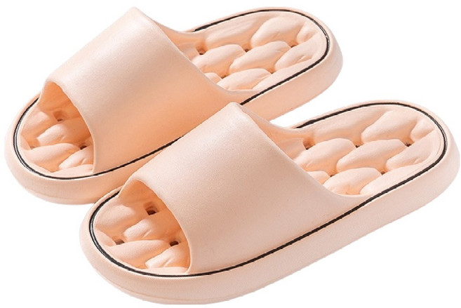 도림 클린 물빠짐 미끄럼방지 EVA 욕실화, 핑크, 1개